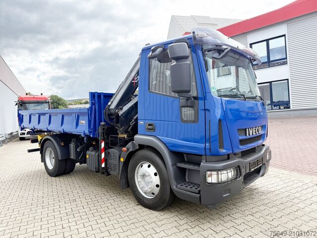 Grue à tour Iveco EuroCargo ML120E28K 4x2 EuroCargo ML120E28K 4x2 mit Kran Hiab XS088 ES-3 Duo, Funk