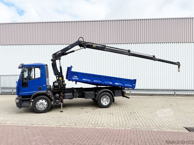 Grue à tour Iveco EuroCargo ML120E28K 4x2 EuroCargo ML120E28K 4x2 mit Kran Hiab XS088 ES-3 Duo, Funk