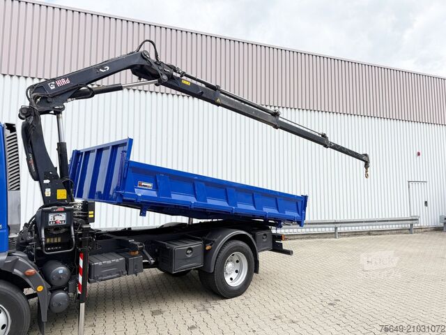 Grue à tour Iveco EuroCargo ML120E28K 4x2 EuroCargo ML120E28K 4x2 mit Kran Hiab XS088 ES-3 Duo, Funk
