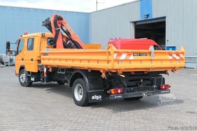 Furgone ribaltabile a tre lati MITSUBISHI Fuso Canter 7C18D, Palfinger PK 7001-KA, DOKA
