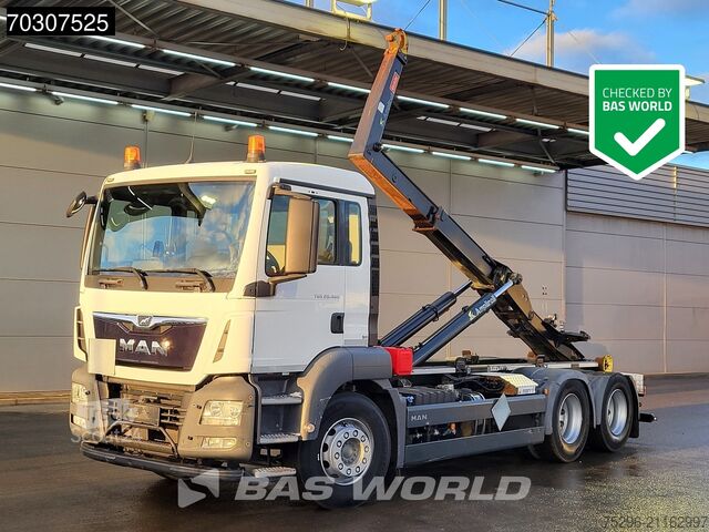 Containertransport (haakarmsysteem) MAN TGX 28.460 6X2 20tons Marrel AL 20 S56 containe...