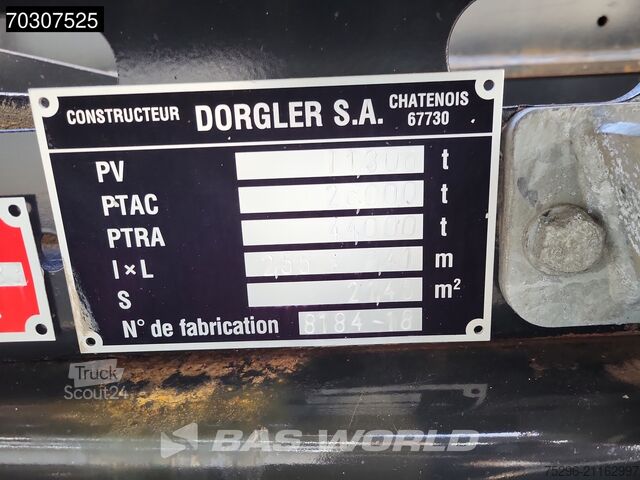 Containertransport (haakarmsysteem) MAN TGX 28.460 6X2 20tons Marrel AL 20 S56 containe...