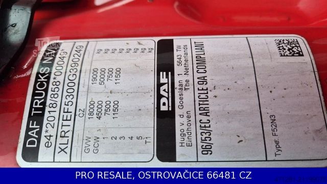 Volume tractor unit DAF XG+ 480 SSC MEGA E6 + PARKCLIMA + NAVI + ALCOA