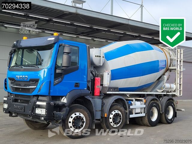 Mixer Iveco X-Way 400 X-Way 8X4 Liebherr 9m3 Big-Axle Steel...