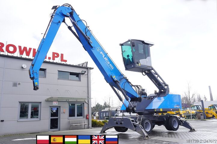 манипулатор на материали Fuchs MHL 340 S5 material handling excavator