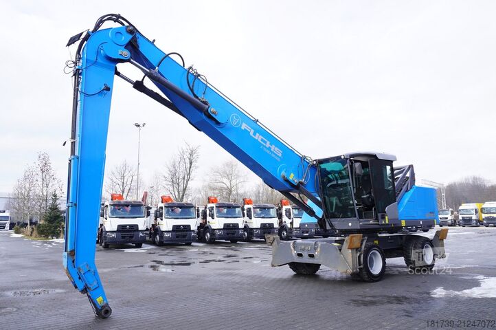 манипулатор на материали Fuchs MHL 340 S5 material handling excavator