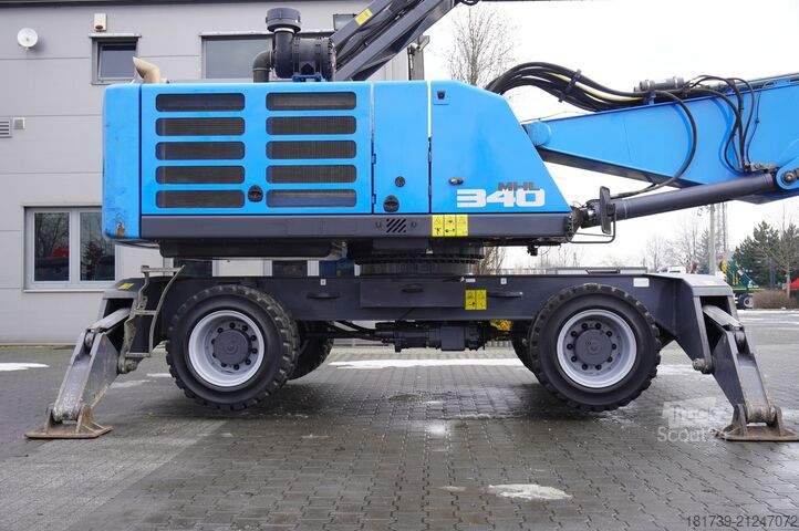 манипулатор на материали Fuchs MHL 340 S5 material handling excavator