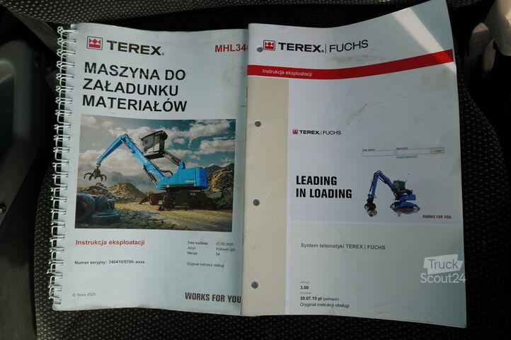 манипулатор на материали Fuchs MHL 340 S5 material handling excavator