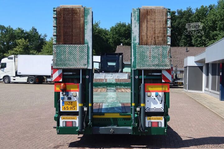 Low loader Nooteboom Semidieplader + Hydraulisch Rampen
