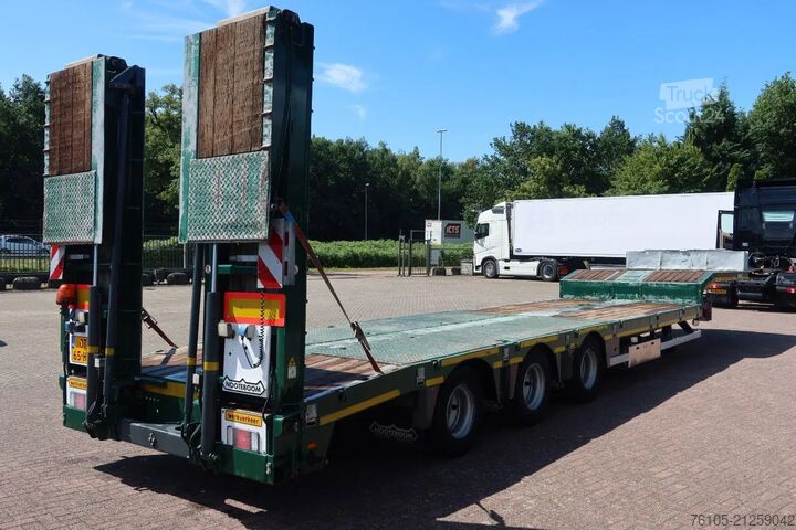 Low loader Nooteboom Semidieplader + Hydraulisch Rampen
