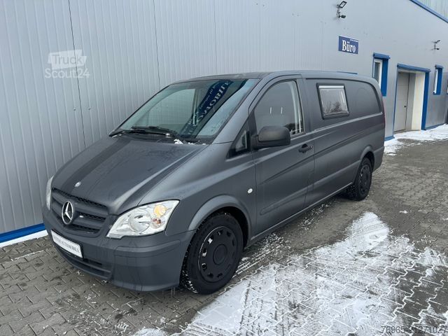 Furgon blaszak MERCEDES-BENZ Vito 113 CDI LANG 6-GANG 3-SITZER MATT-FOLIERT