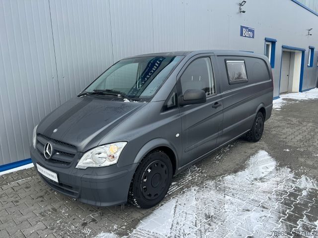 Furgon blaszak MERCEDES-BENZ Vito 113 CDI LANG 6-GANG 3-SITZER MATT-FOLIERT
