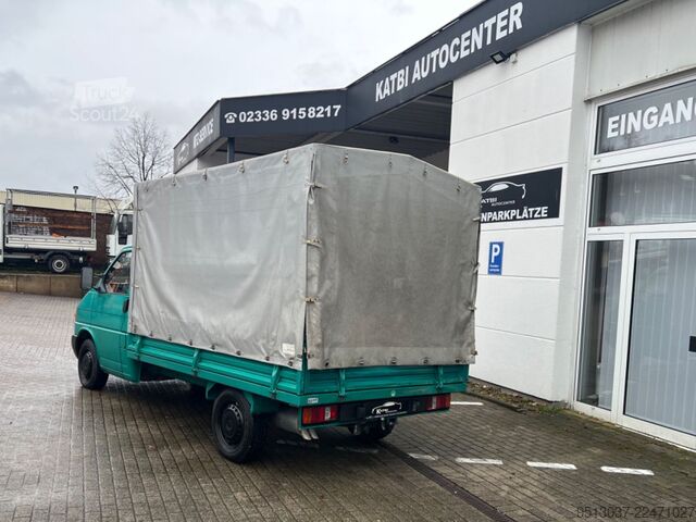 Aizkaru sānu furgons VW T4 2.4 D Pritsche + Plane Automatik HU neu