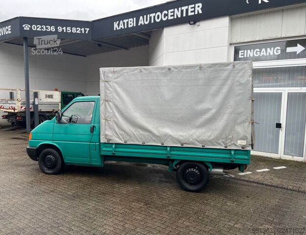 Aizkaru sānu furgons VW T4 2.4 D Pritsche + Plane Automatik HU neu