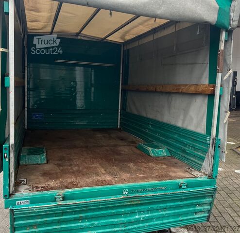 Aizkaru sānu furgons VW T4 2.4 D Pritsche + Plane Automatik HU neu