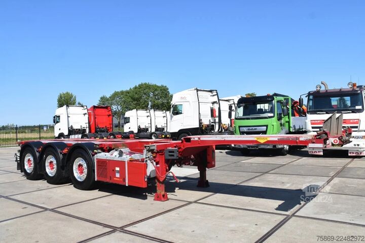 Transporte de contenedores Broshuis 3UCC-39/45 MFCC + GENMARK GENSET 2023!! - LIFT ...