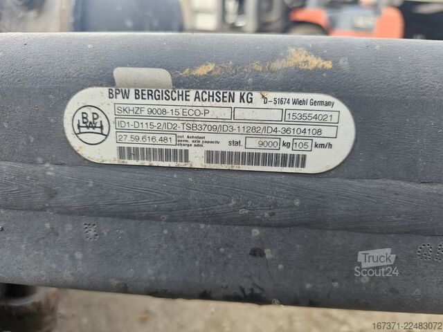 المحور BPW SKHZF 9008-15 ECO P / MEGA AXLE / DISC