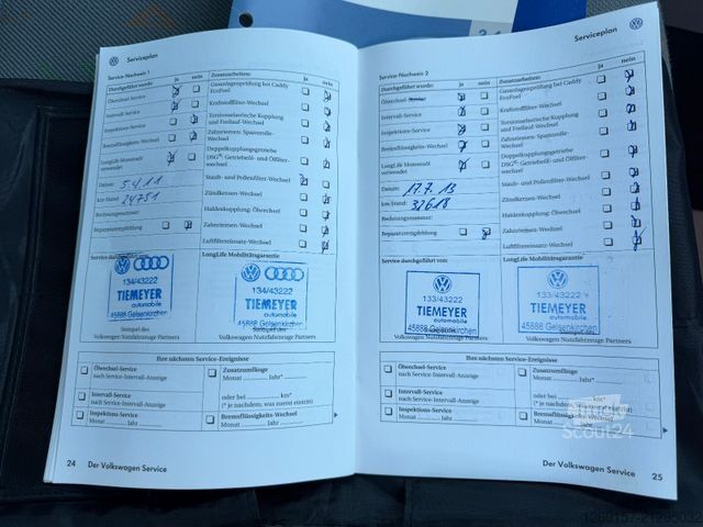 Fourgon tôlé VOLKSWAGEN Caddy 1,9TDI Kasten Sortimo Werkstattregal Klima