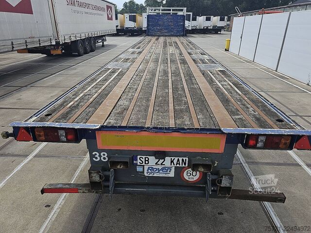 Rakodóplatform VAN HOOL 3 AXLE PLATFORM HARD WOOD FLOOR