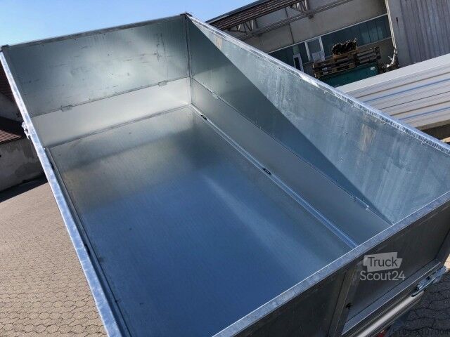 Kiepaanhangwagen Humbaur HUK 152715 Heckkipper Blechaufsatz 1,5 t. 2680 x 1500 x 300mm