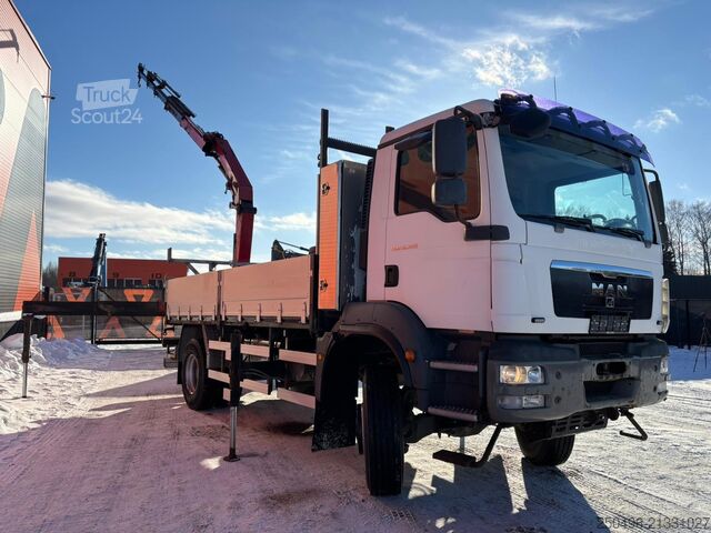 Offener Körper MAN TGM 18.340 4x4 HMF 1720-K5 / PLATFORM L=5009 mm