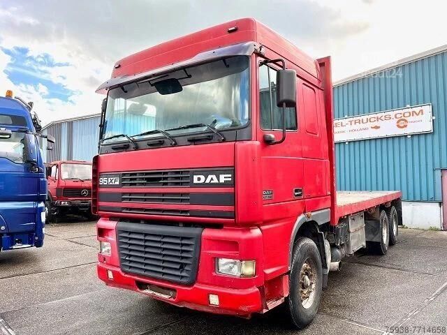 DAF 95 430XF SPACECAB 6x4 FULL STEEL WITH OPEN BODY (E