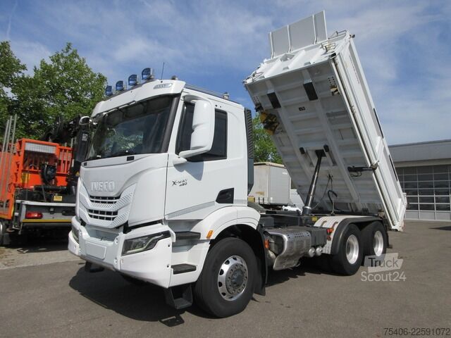 Трьохсторонній самоскид iveco X-Way 480 AD300XZ 6x4  Hydrodrive, Bordmatic
