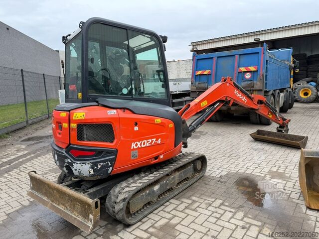 Minibagger Kubota KX027-4 HAMMER LINES - *1860h* - HYDR QUICKHITC...