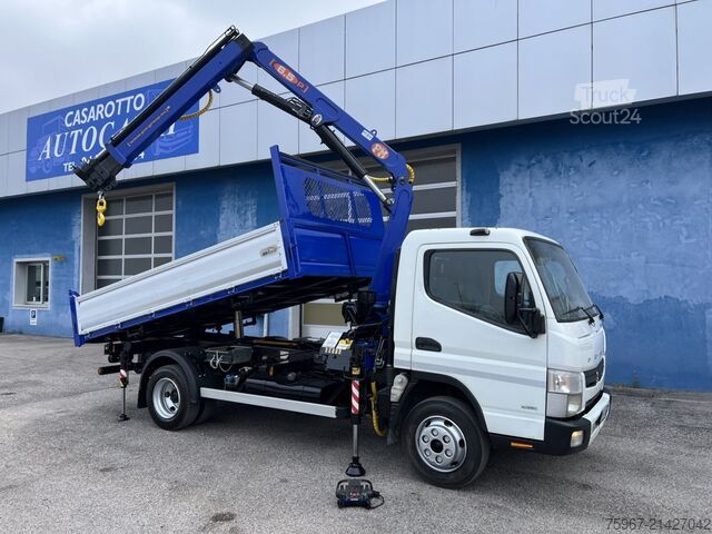 фургон-самосвал с краном Mitsubishi Canter 7c18