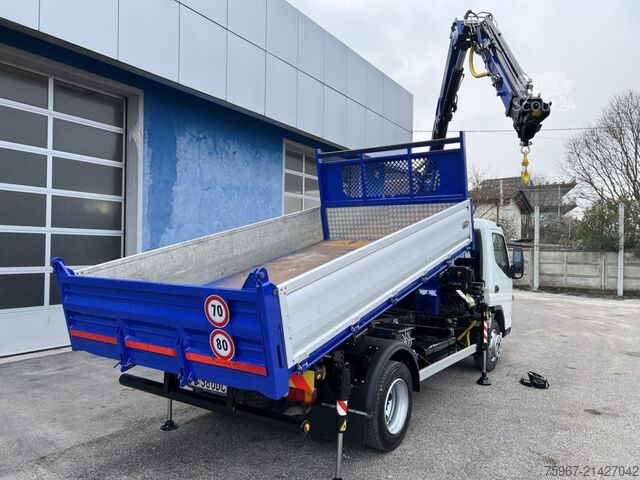 фургон-самосвал с краном Mitsubishi Canter 7c18