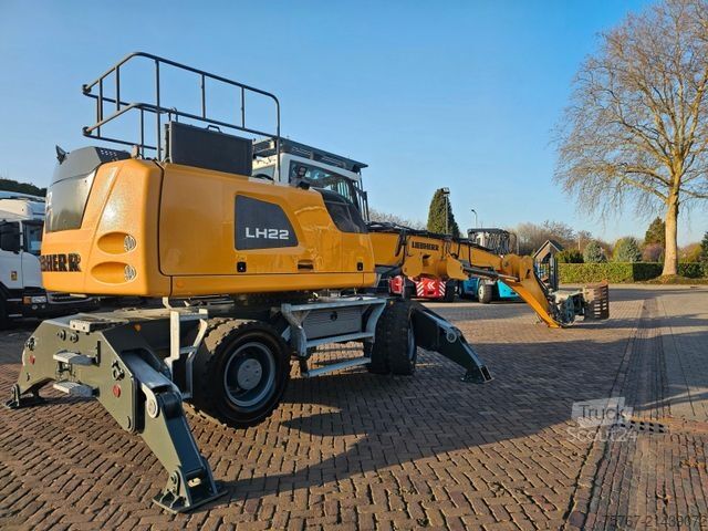 Mobiele graafmachine LIEBHERR LH 22M Mit Dehaco Sortiergreifer