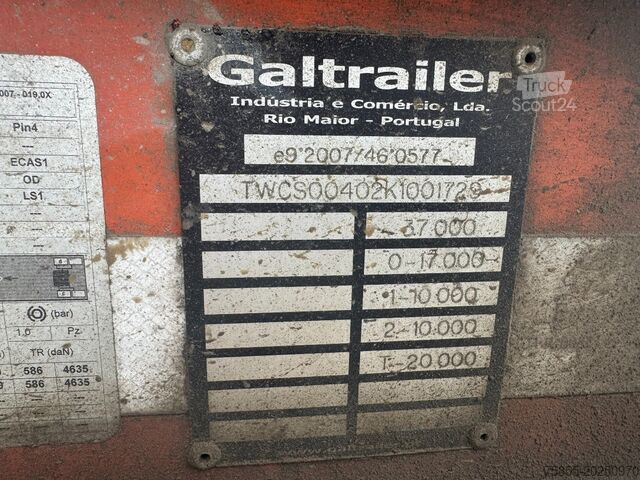 Kipper Galtrailer B2PS 26-6/5 SAF Disc / Sliding roof