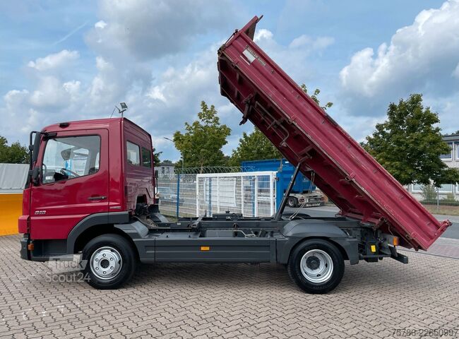 Kiepwagen bestelauto MERCEDES-BENZ Atego 816 BB/ Meiller/ 2x AHK/ Org. KM/ NL 3.1 t