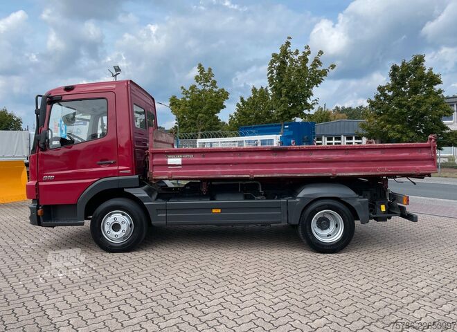 Kiepwagen bestelauto MERCEDES-BENZ Atego 816 BB/ Meiller/ 2x AHK/ Org. KM/ NL 3.1 t