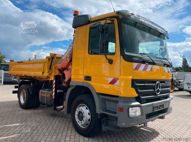 Sklápěcí vůz MERCEDES-BENZ Actros 1832 KK/ Meiller/ Atlas 105.2/ AC/K-Pedal