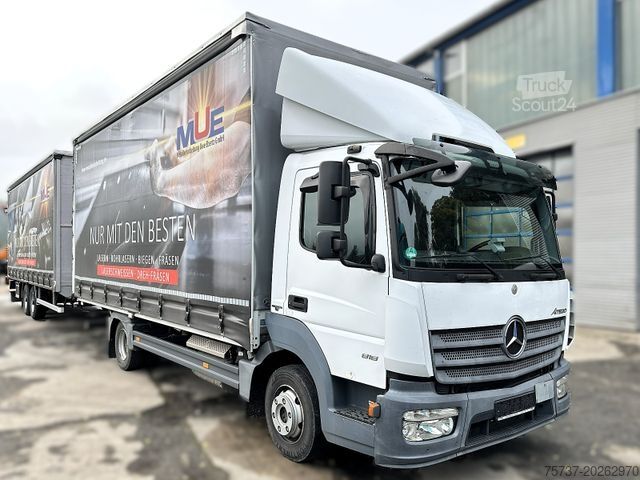 Transporter mit Pritsche & Plane MERCEDES-BENZ 818 L Atego