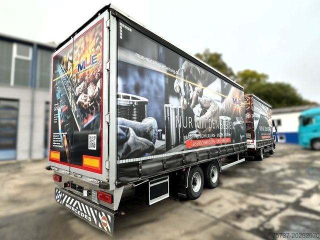 Transporter mit Pritsche & Plane MERCEDES-BENZ 818 L Atego