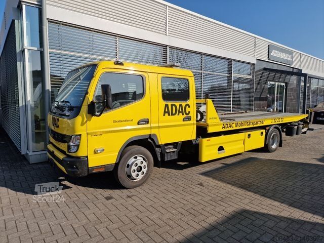 Fourgon porte-voitures FUSO 75 C 18 Schiebeplateau+Brille+Doka 7 Sitzer