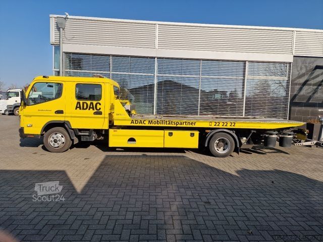 Fourgon porte-voitures FUSO 75 C 18 Schiebeplateau+Brille+Doka 7 Sitzer