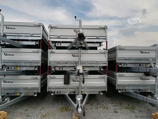 Tipper 3 laturi Debon Elektro Dreiseitenkipper mit Laubgitter sofort
