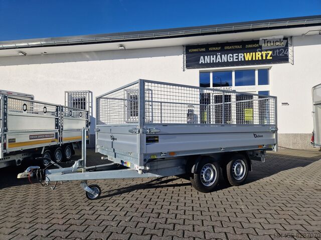 Tipper 3 laturi Debon Elektro Dreiseitenkipper mit Laubgitter sofort