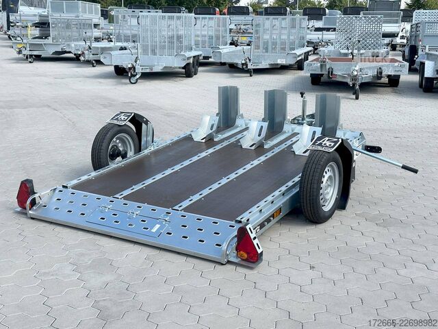  Martz GP ATV | 3 WIPPEN 246X160X10CM 750KG ABSENKER | MOTORRADANHÄNGER