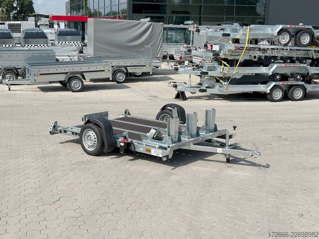  Martz GP ATV | 3 WIPPEN 246X160X10CM 750KG ABSENKER | MOTORRADANHÄNGER