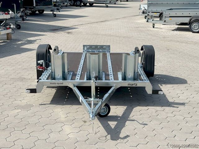  Martz GP ATV | 3 WIPPEN 246X160X10CM 750KG ABSENKER | MOTORRADANHÄNGER
