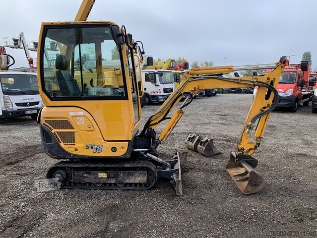 Kaivinkone Yanmar SV18 - WITH EXTENDABLE AXIS