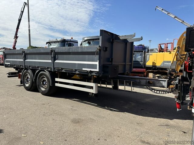 Open body A&D ZA 18 2-AS AANHANGER - 6m50 - GROTE WIELEN - BE...