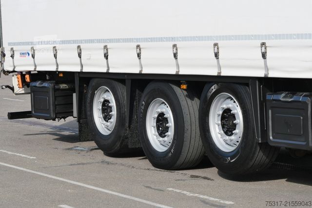 Open oplegger met zeil SCHMITZ CARGOBULL SCS 24 / LASI 12642 XL / LBW 2500 kg / 2 x LIFTA