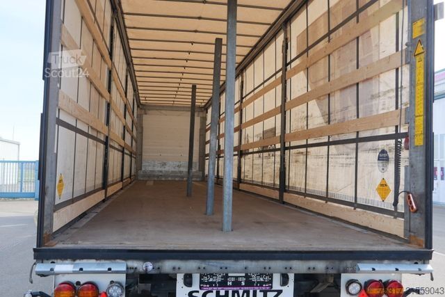 Open oplegger met zeil SCHMITZ CARGOBULL SCS 24 / LASI 12642 XL / LBW 2500 kg / 2 x LIFTA