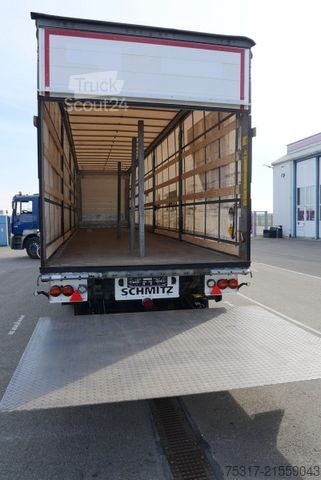 Open oplegger met zeil SCHMITZ CARGOBULL SCS 24 / LASI 12642 XL / LBW 2500 kg / 2 x LIFTA