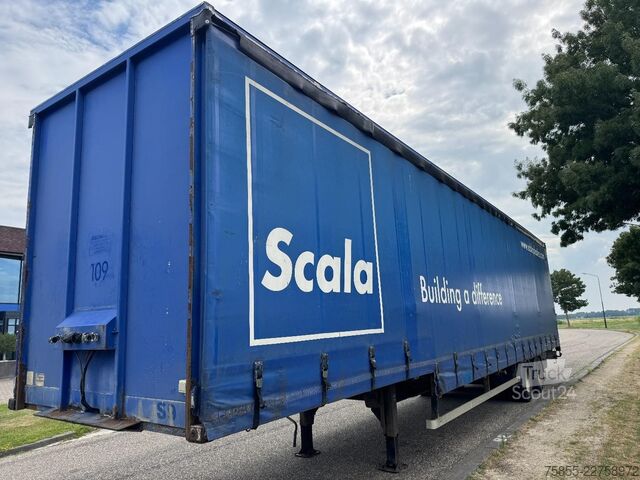 Semi-dieplader Meert Semi Curtainside / SAF / Double Tires
